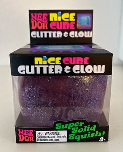 Needoh glitter and glow nice cube