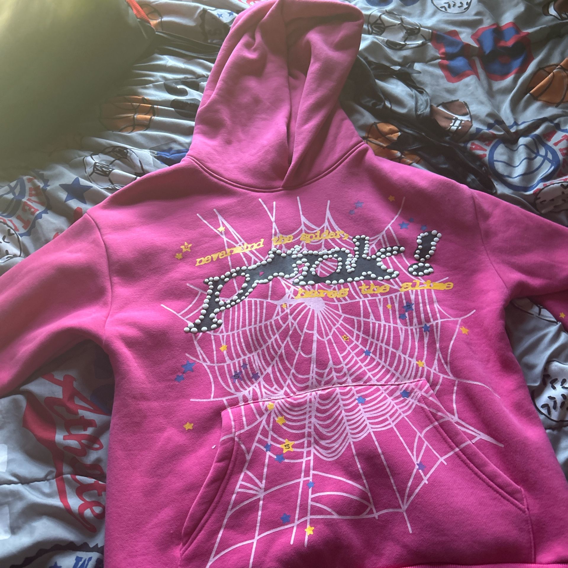 Pink Sp5der Hoodie