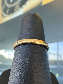 Tiffany & Co. 18k yellow gold Wedding Band 2.5mm ring Size 6.5 with Box