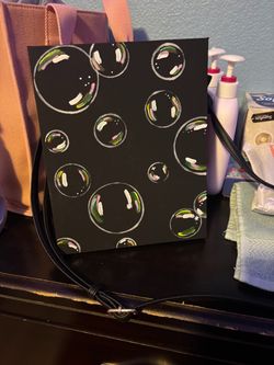 Hand painted Art “After Dark Bubbles”