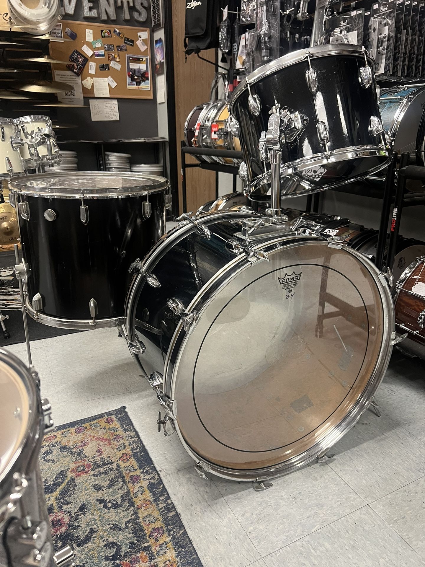 Slingerland 3pc Drum Set