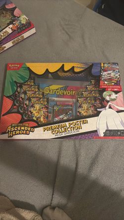 ascended heroes MEGA GARDEVOIR  poster box BRAND NEW