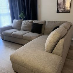 Light Grey Sectional 