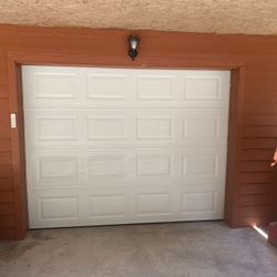 Garage door installed