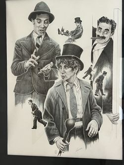 Marx brothers signed lithograph