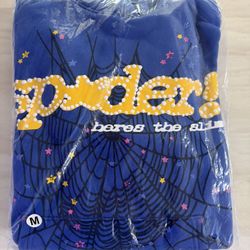 Blue Sp5der Hoodie