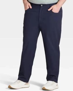Men Heavy Twill Pants - All In Motion navy