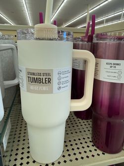 40 oz Stainless Steel Tumbler with Handle