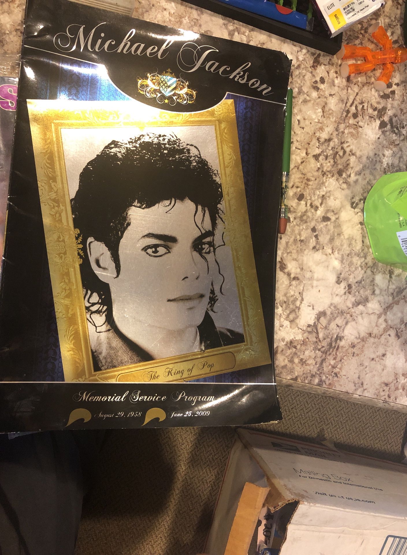 Michael Jackson memorial service program