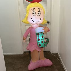 The Grinch (Cindy Lou Who ) Inflatable 