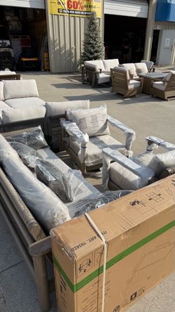 SunVilla Barton 4-Piece Outdoor Patio Seating Set – Tan 💰 Costco Retail Price: $2199 🔥 Our Price: $1319