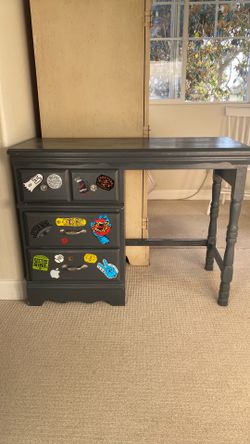 Desk and chair