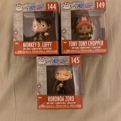 One Piece Funko Minis (set of 3/$50)