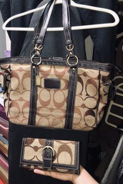 Coach Bag and Wallet Set