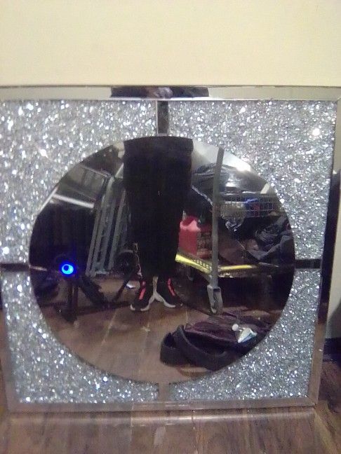 LED Mirror With Matching Table