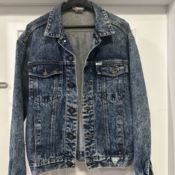 1980s Georges Marciano Guess Denim Vintage Jacket 