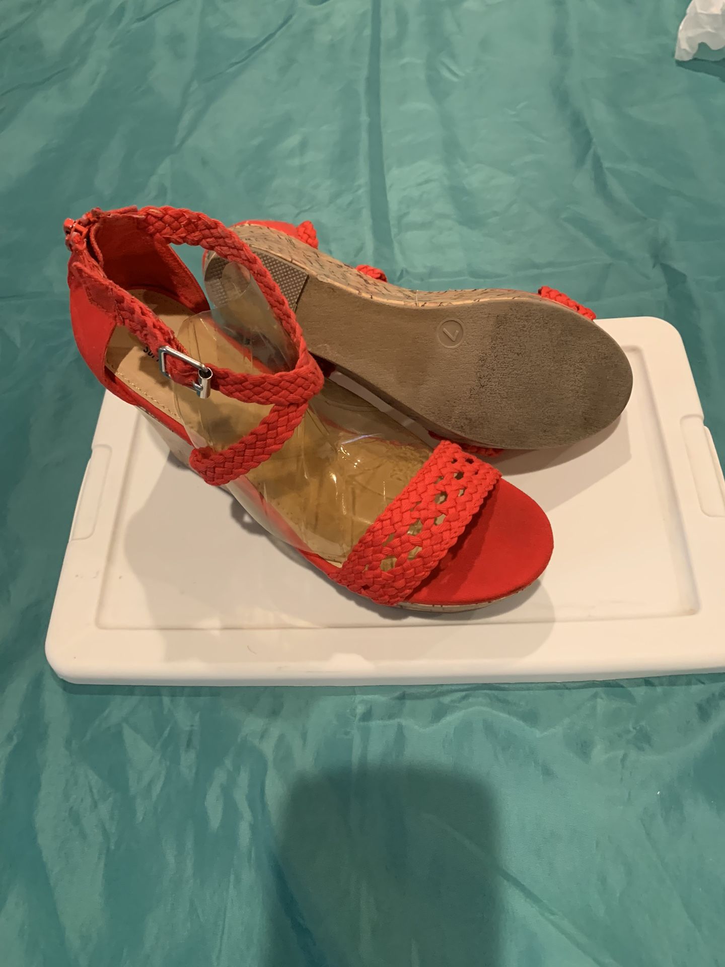 MOSSIMO Orange Sandals Size 7