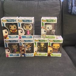 Beauty And The Beast  Cartoon Disney Funko Exclusive Pop Set