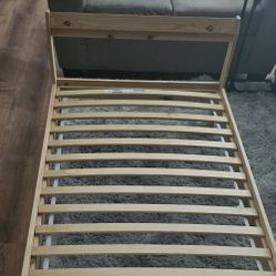 IKEA Twin Wood Bed