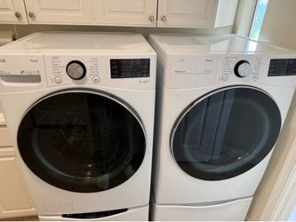 LG washer and gas dryer