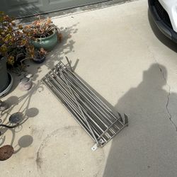 2 Stainless Steel Shelves