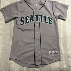 Ken Griffey Jr. #24 Grey Away Jersey 