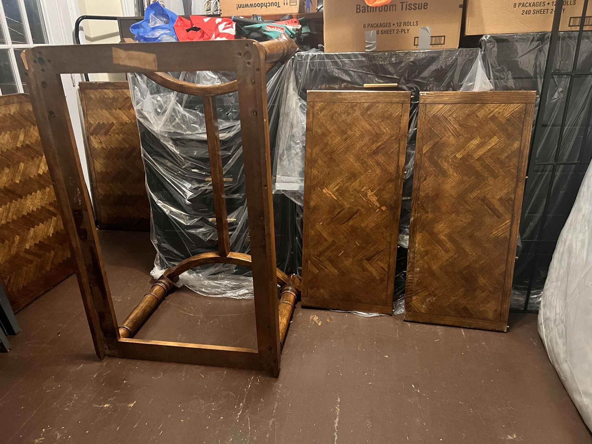 Wooden Parquet Table 