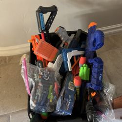 Kids Nerf Guns, Nerf Accessories $20