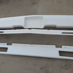 78 - 87 El Camino front with lic plate & rear fiberglass bumpers & spoiler