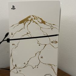Sony PlayStation 5 Slim Console - Ghost of Yotei Gold Limited Edition Bundle