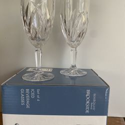 Beverage Glasses Iced Tea,  Coffee, Water,Beer,Vine,Sundae Set Of  4 New