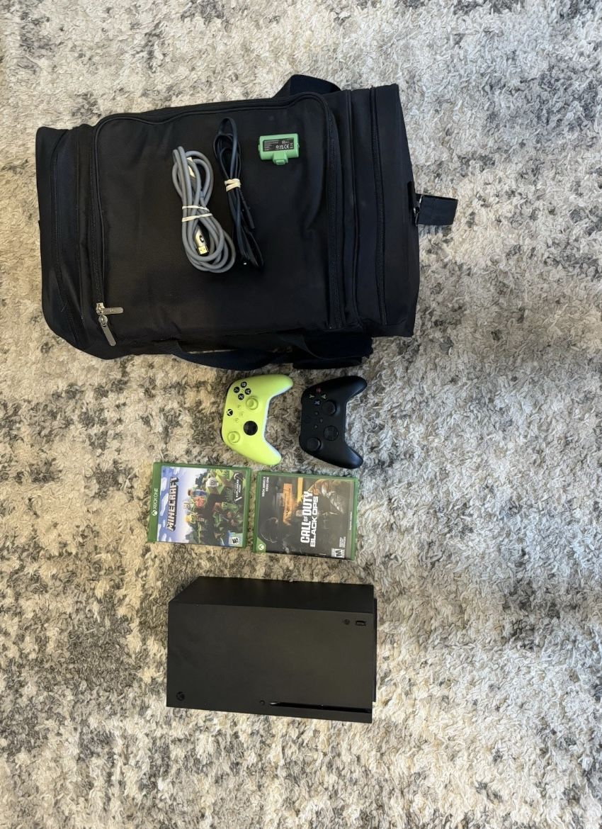 Series X Console Bundle 1TB Extra Controller , Two Games and More Accessories