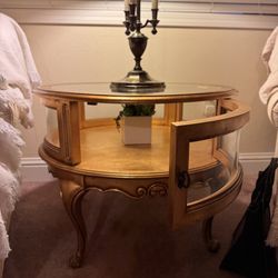 Antique Glass in table