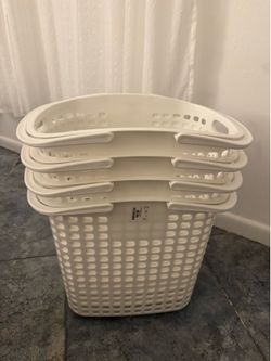 Laundry Baskets with Handles (four)