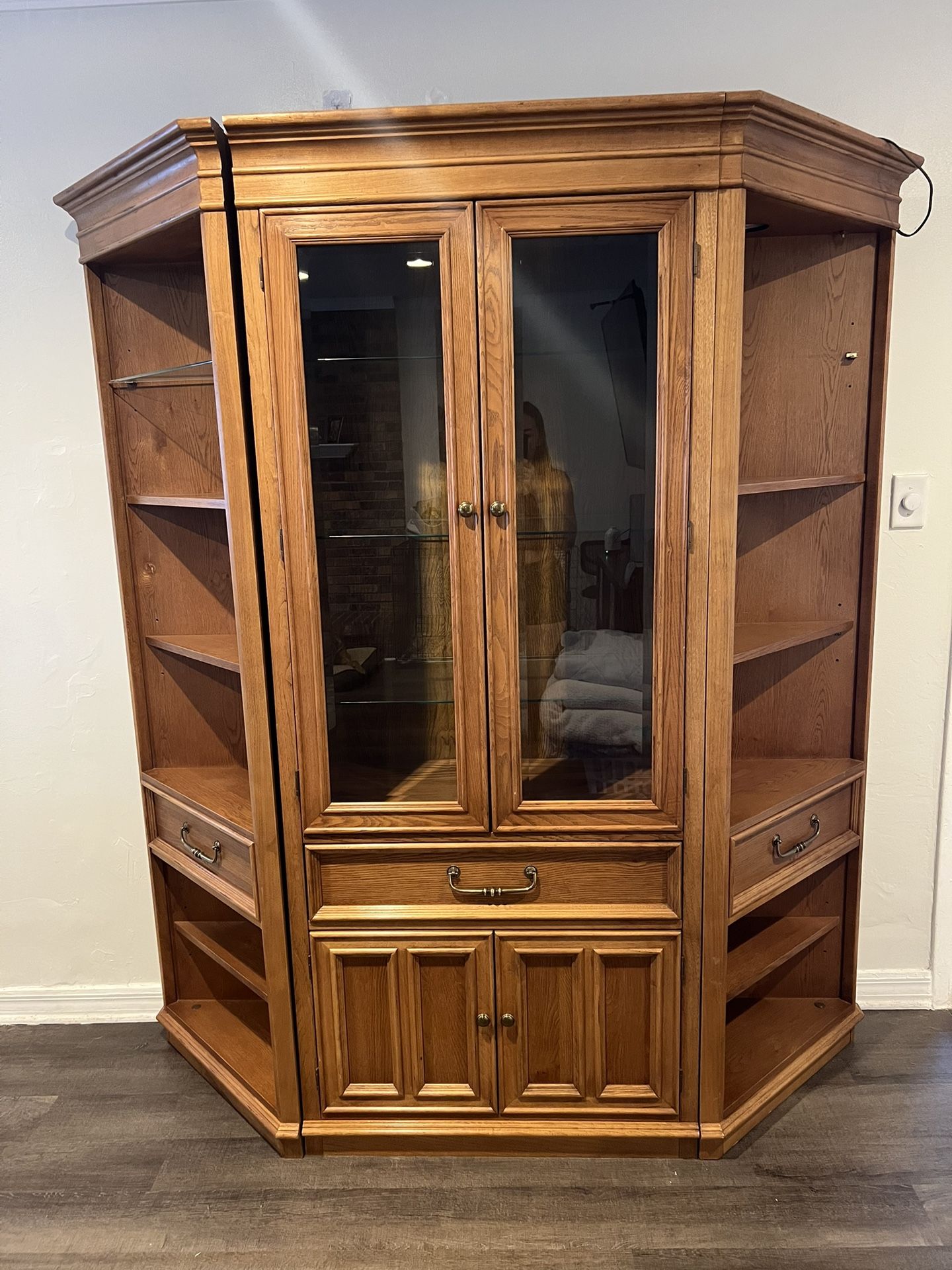 Wooden China Cabinet