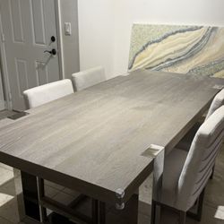 Dinning Table + Chairs + Coffee Table