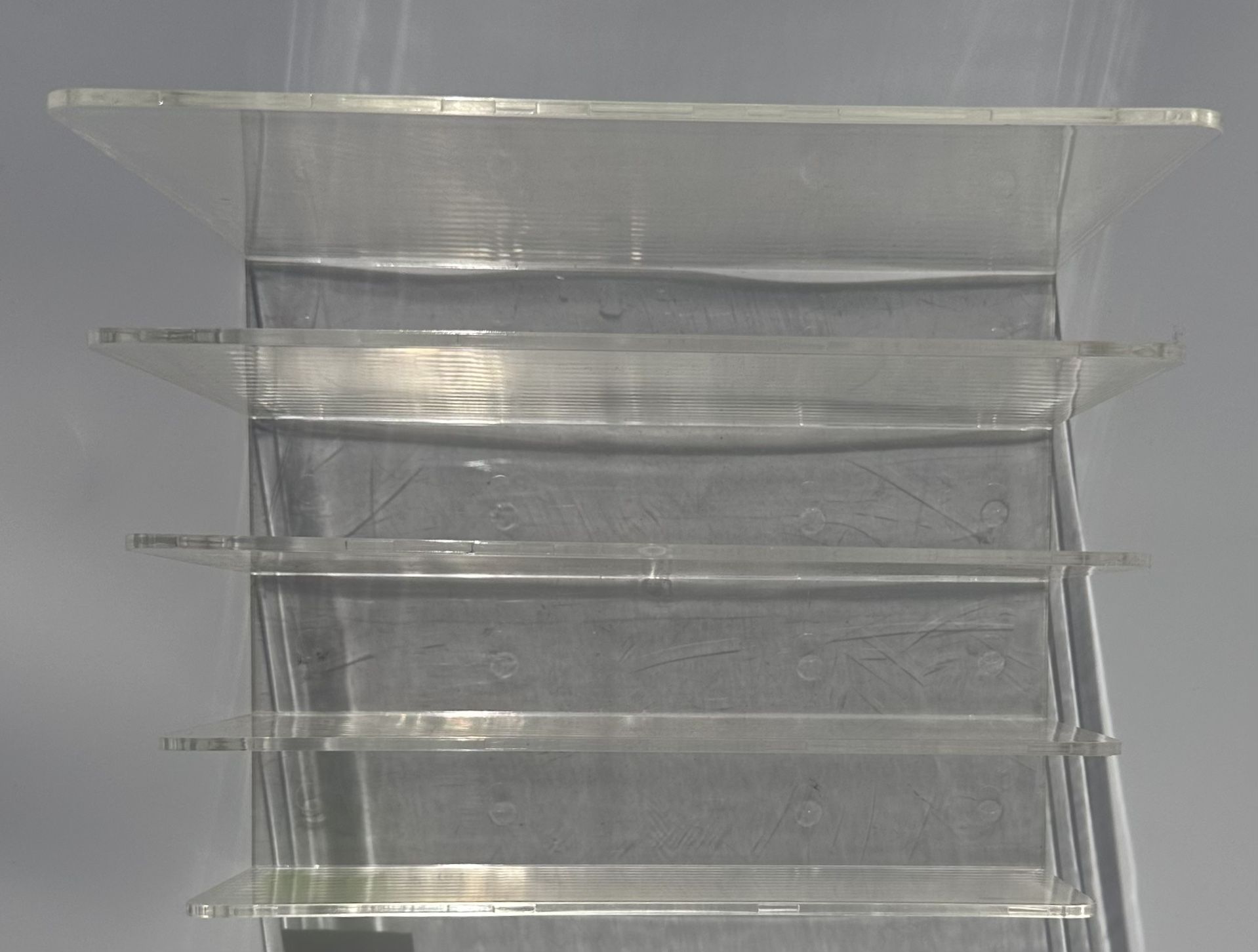 4-Section, Acrylic File Organizer, $6