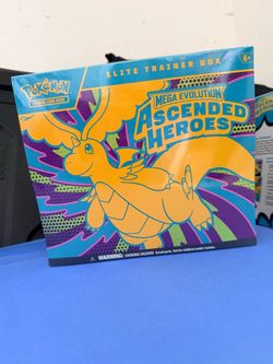 Pokémon Mega Evolution Ascended Heroes Elite Trainer Box