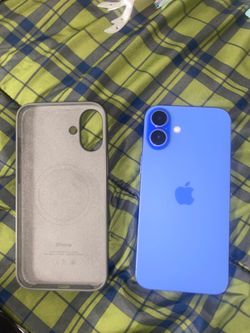 Unlocked iPhone 16 plus ultra marine excellent condition