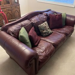 Leather Couch 