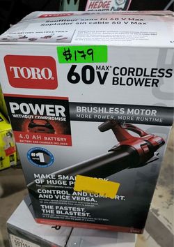 Toro 60V Cordless Blower