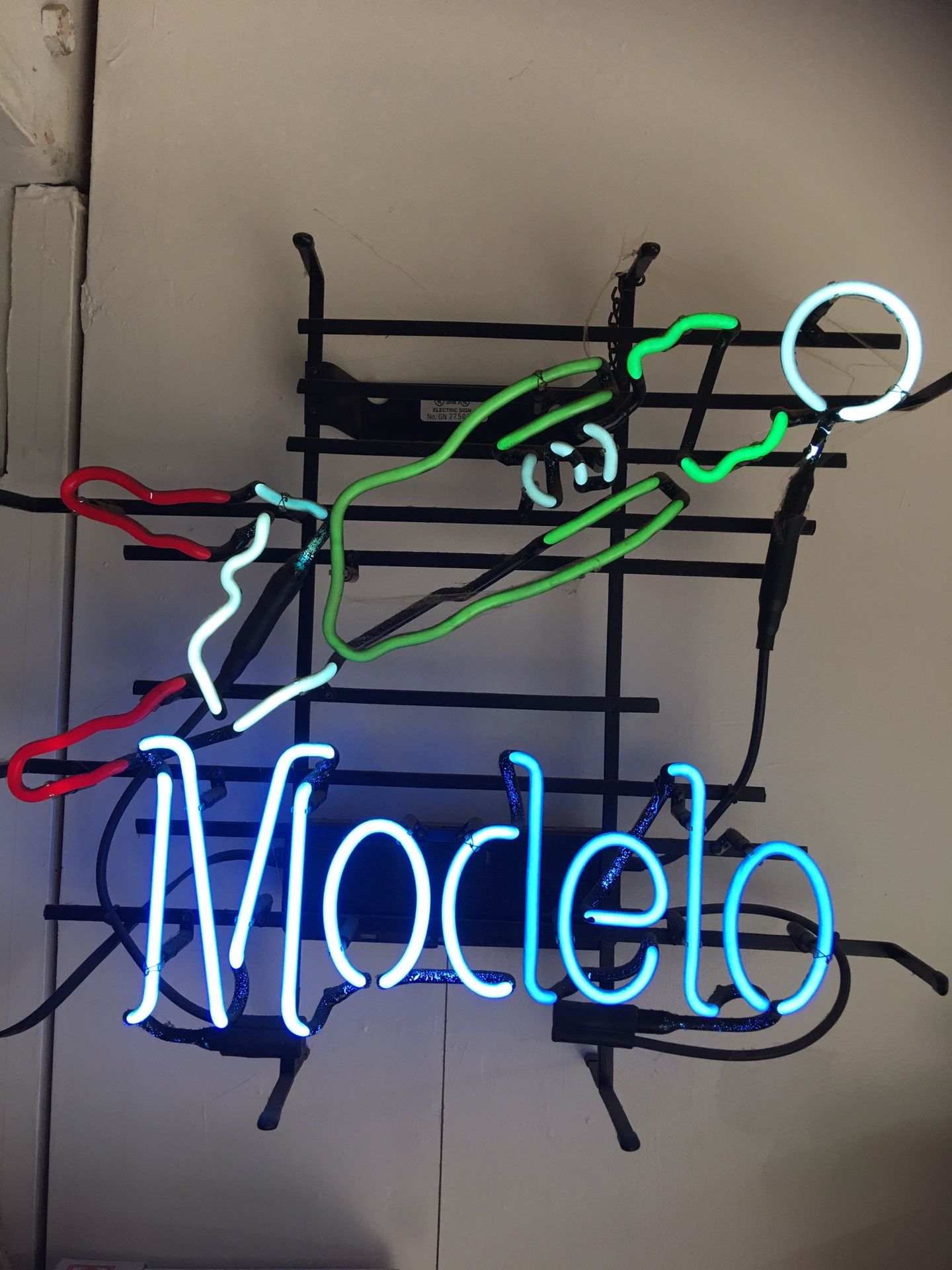 Vintage Model Light Sign