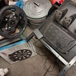 LOGITECH G920 Peddles And Steering Wheel 