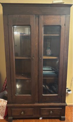Wooden China cabinet