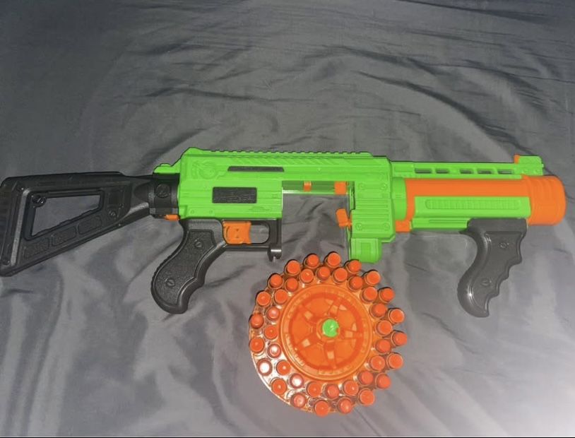 Nerf Gun With Bullets