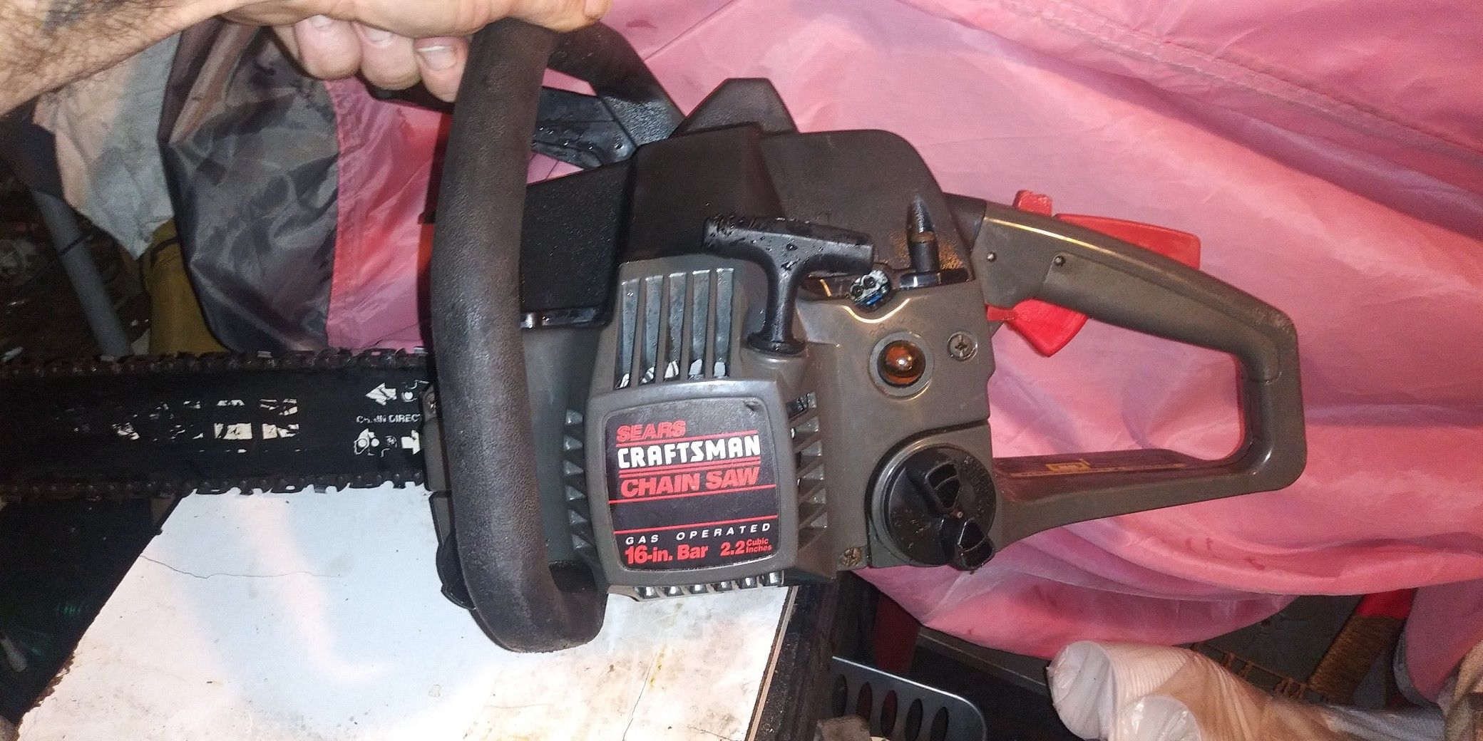 Sears Craftsman 16" gas chain saw