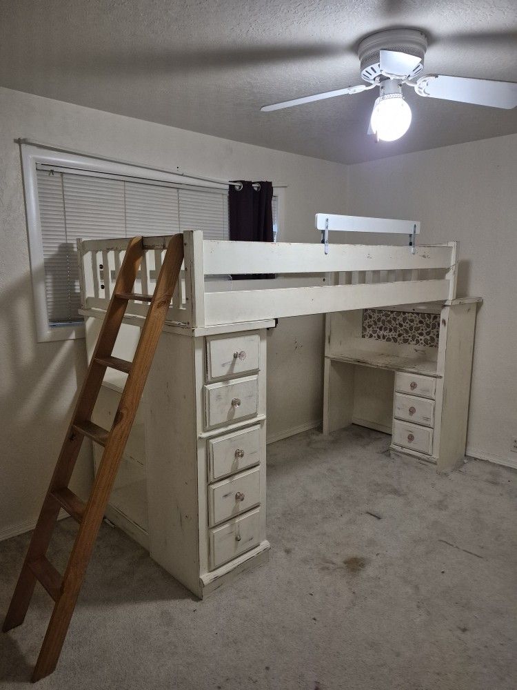 Twin Loft Bed With Desk