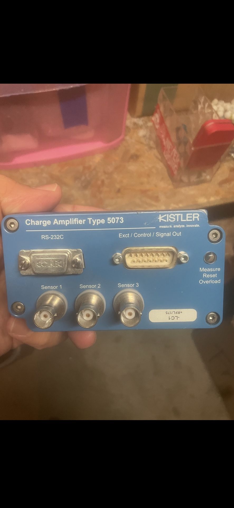kistler charge amplifier type 5073A311