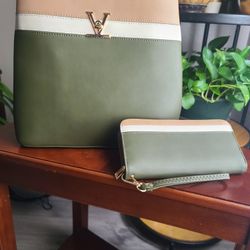 Ladies BAG with Matching Wallet 