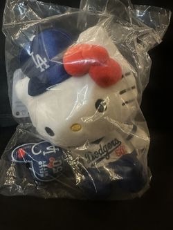 Dodgers Hello Kitty Los Angeles Plush Doll 2024 SGA 